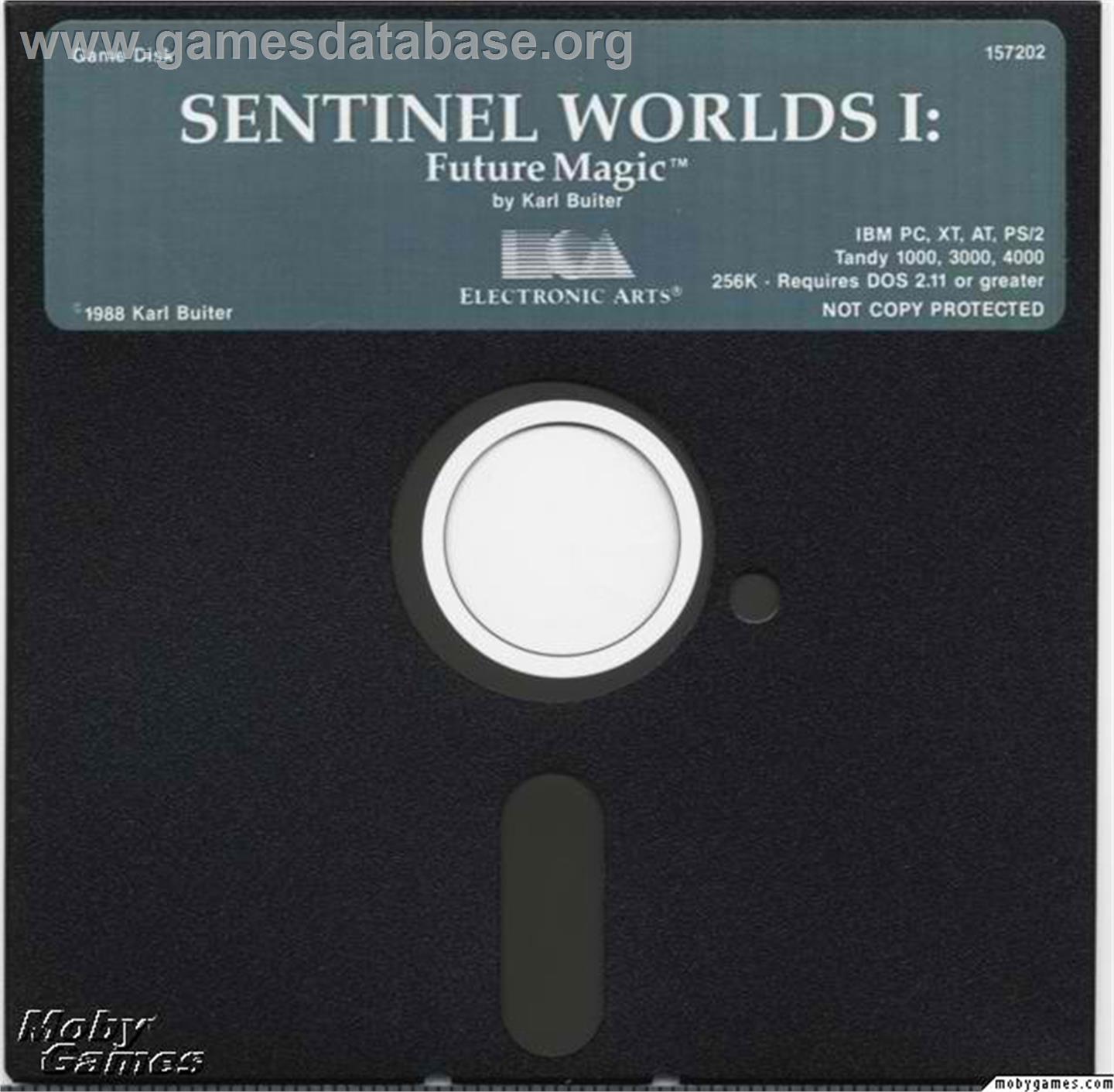 Sentinel Worlds 1 - Future Magic - Microsoft DOS - Artwork - Disc