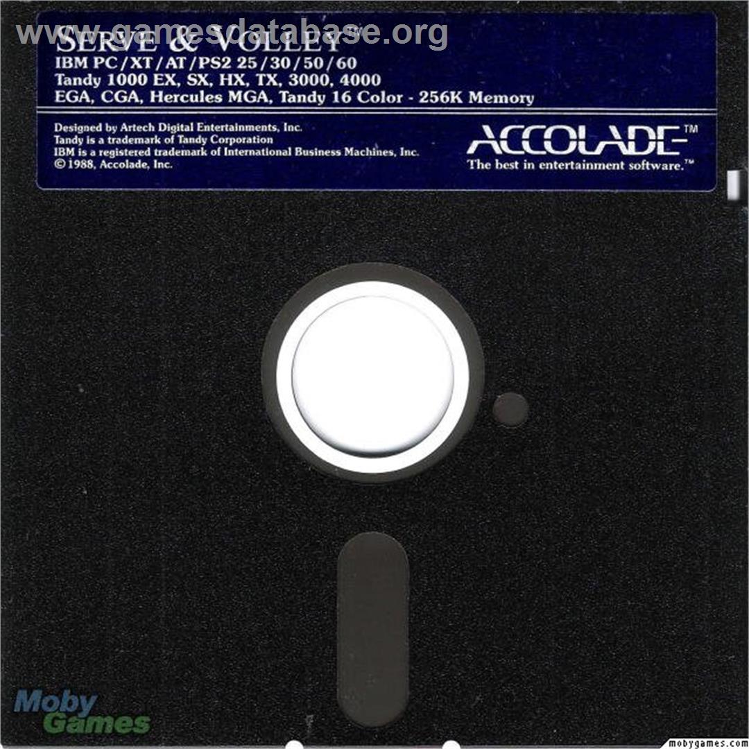 Serve & Volley - Microsoft DOS - Artwork - Disc