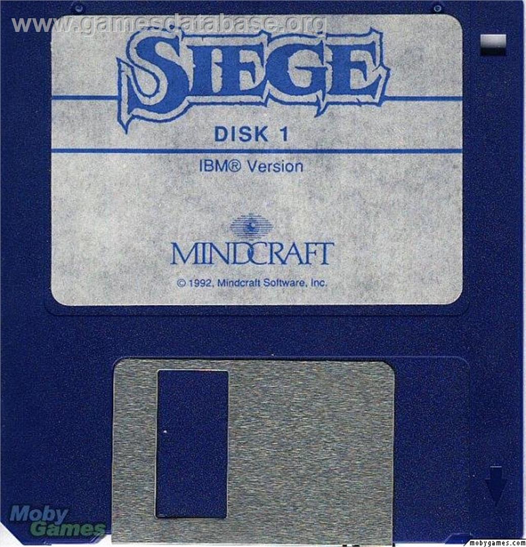 Siege - Microsoft DOS - Artwork - Disc