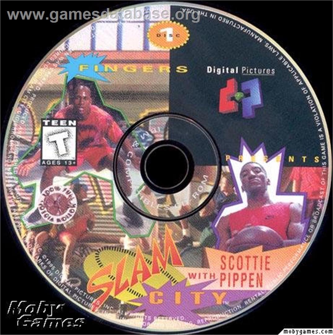 Slam City with Scottie Pippen - Microsoft DOS - Artwork - Disc