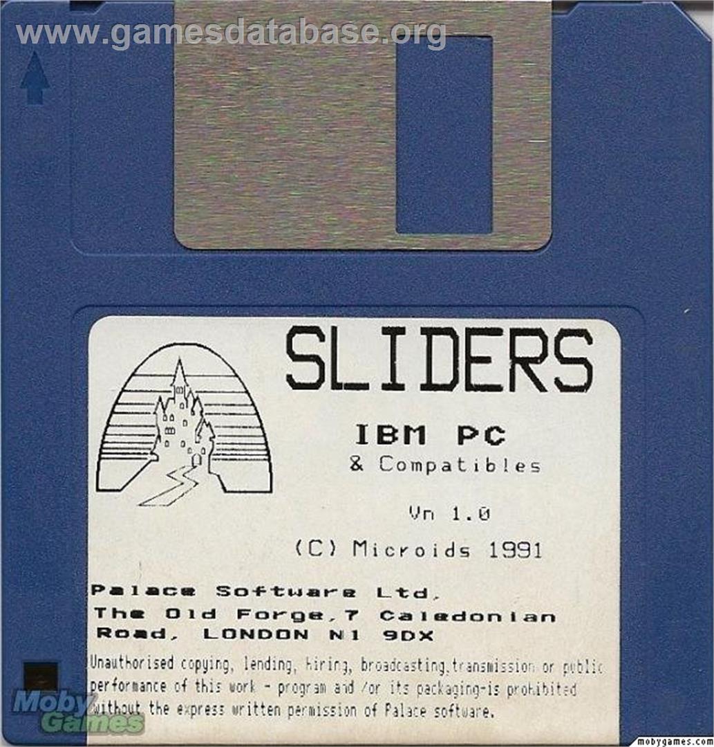 Sliders - Microsoft DOS - Artwork - Disc