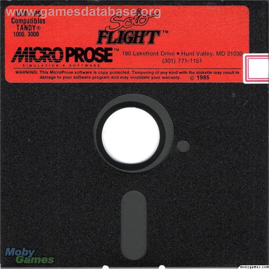 Solo Flight - Microsoft DOS - Artwork - Disc