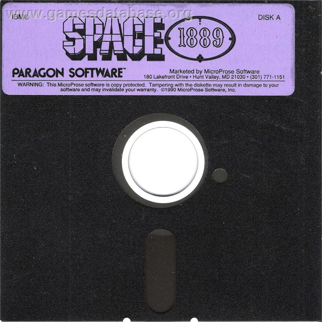 Space 1889 - Microsoft DOS - Artwork - Disc
