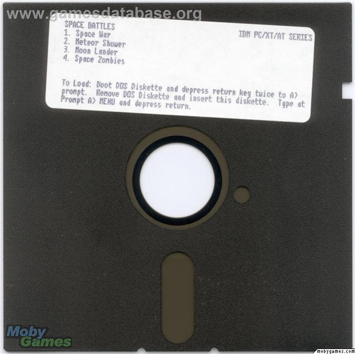 Space Battles - Microsoft DOS - Artwork - Disc