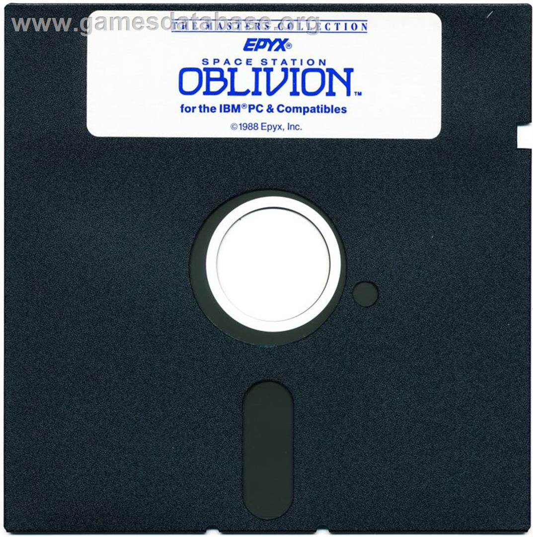 Space Station Oblivion - Microsoft DOS - Artwork - Disc