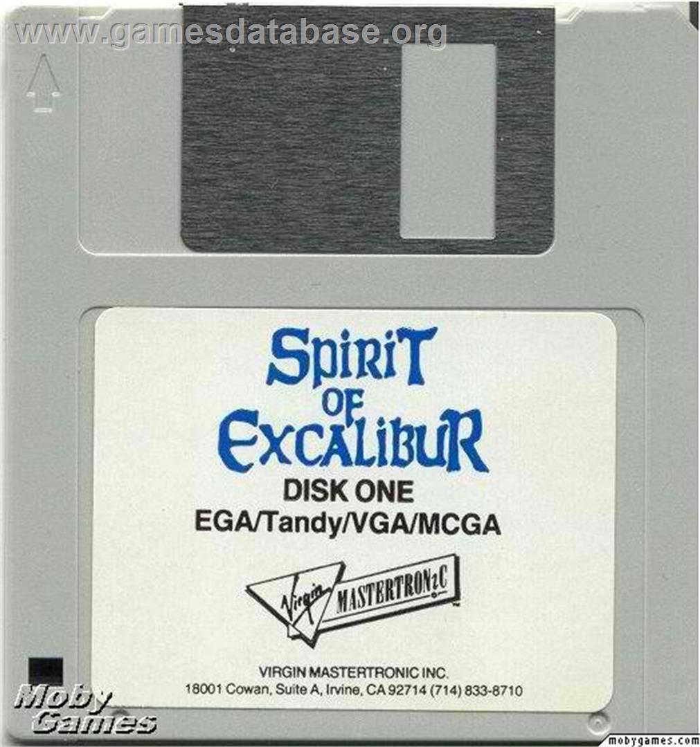 Spirit of Excalibur - Microsoft DOS - Artwork - Disc