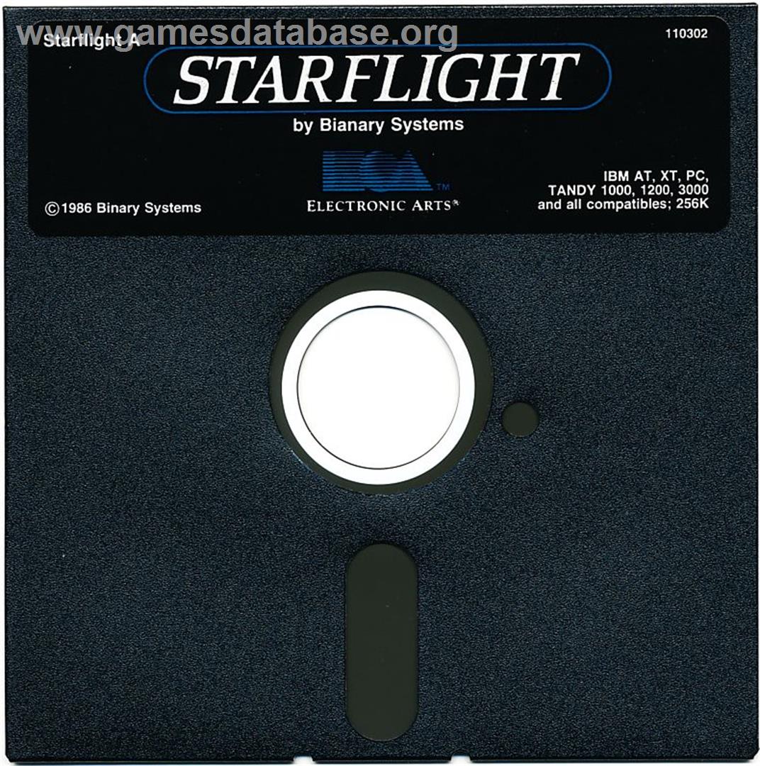 Starflight - Microsoft DOS - Artwork - Disc