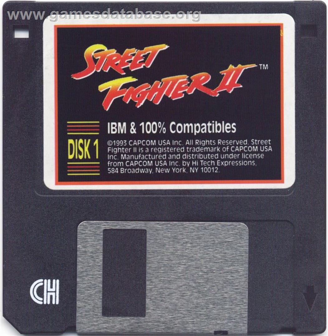 Street Fighter II - Microsoft DOS - Artwork - Disc