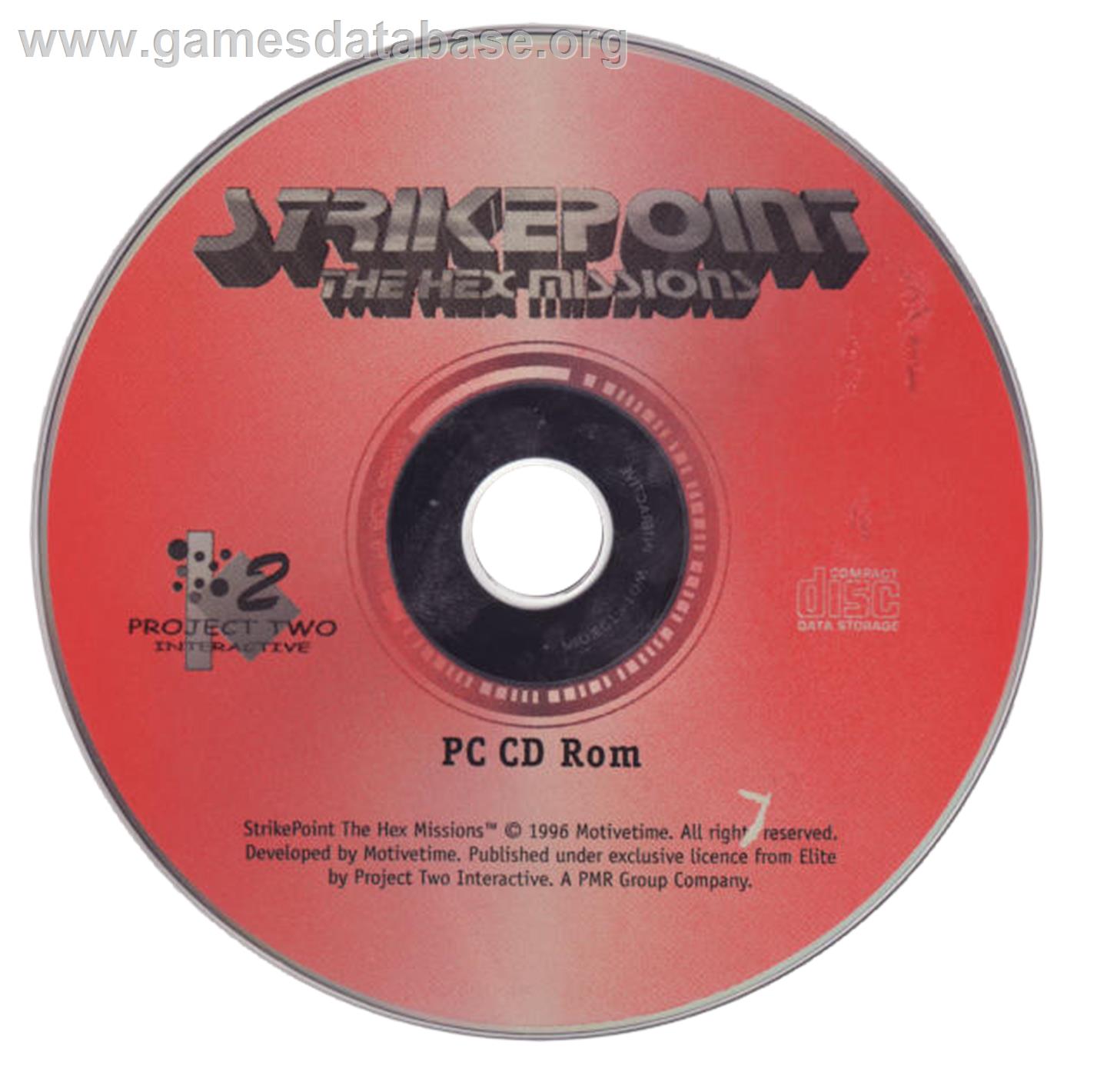 StrikePoint - Microsoft DOS - Artwork - Disc