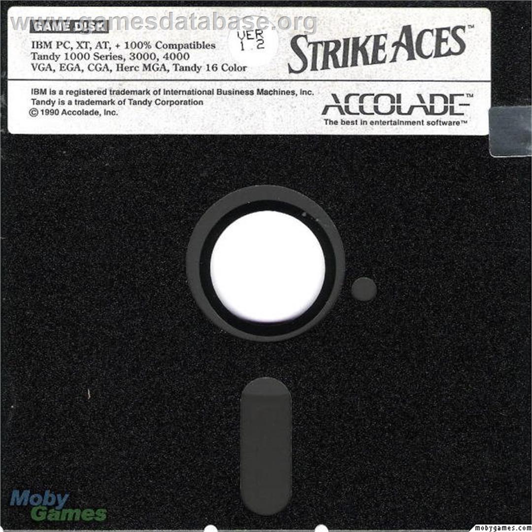 Strike Aces - Microsoft DOS - Artwork - Disc
