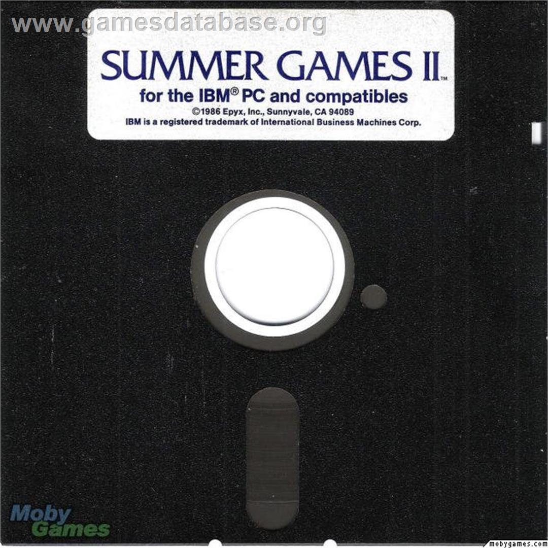 Summer Games II - Microsoft DOS - Artwork - Disc