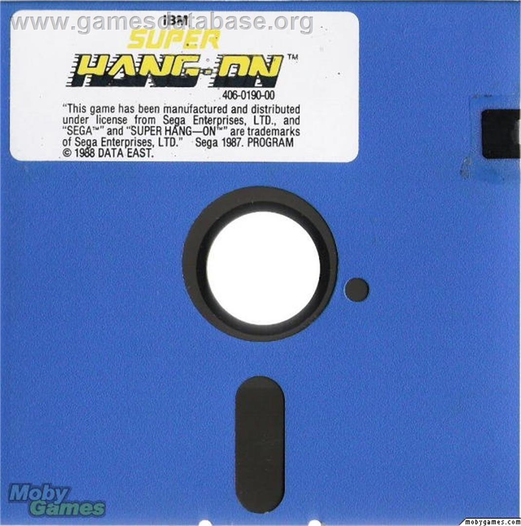 Super Hang-On - Microsoft DOS - Artwork - Disc