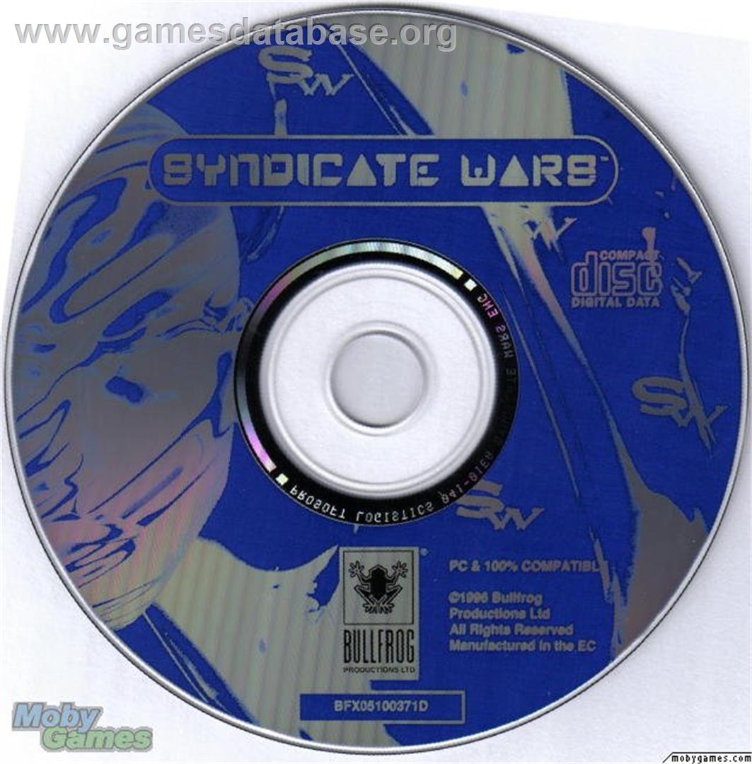 Syndicate Wars - Microsoft DOS - Artwork - Disc