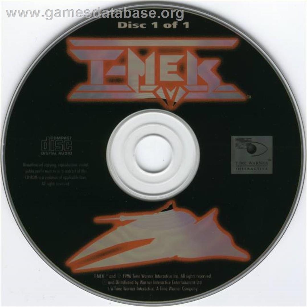 T-Mek - Microsoft DOS - Artwork - Disc