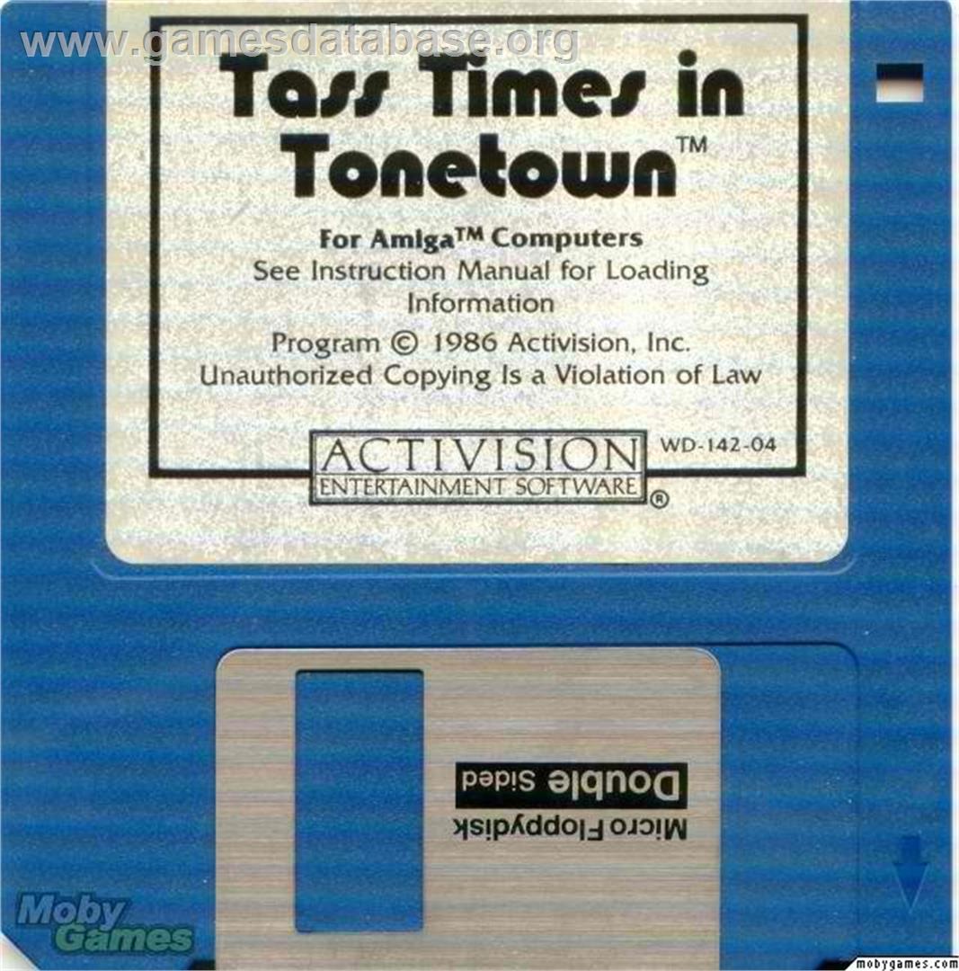 Tass Times in Tonetown - Microsoft DOS - Artwork - Disc