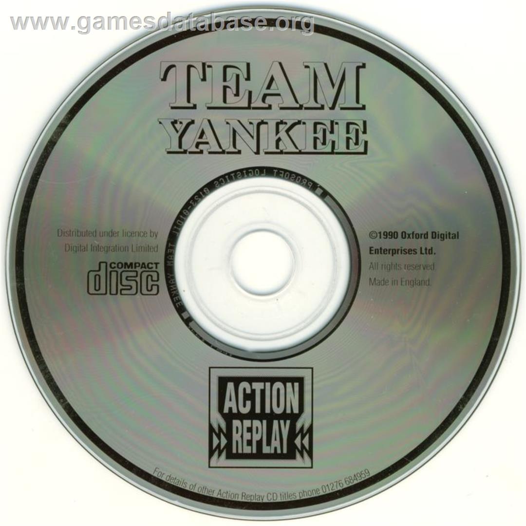 Team Yankee - Microsoft DOS - Artwork - Disc