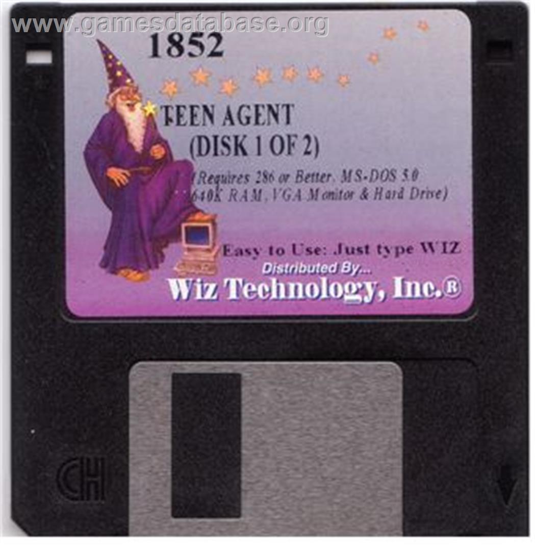 TeenAgent - Microsoft DOS - Artwork - Disc