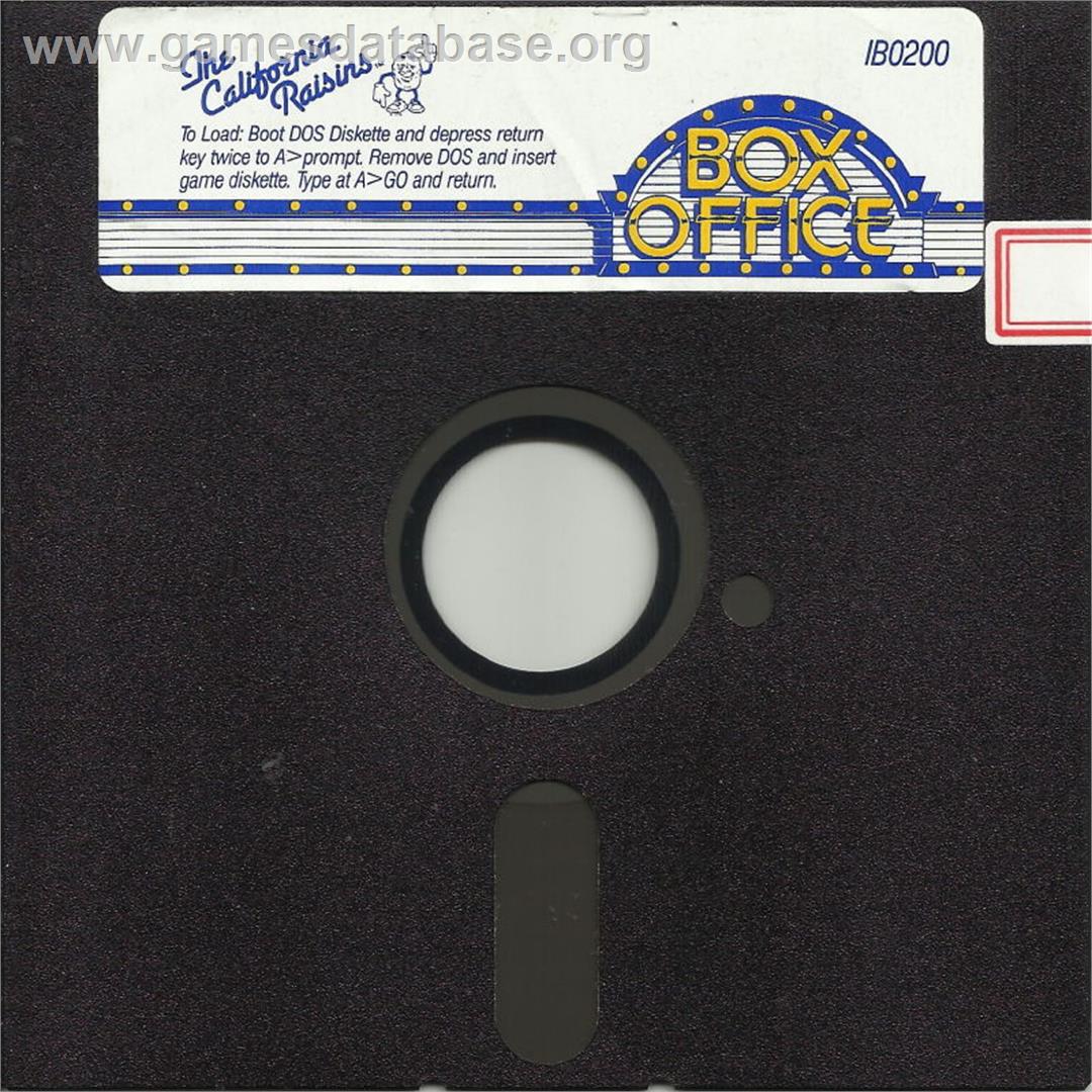 The California Raisins - Microsoft DOS - Artwork - Disc