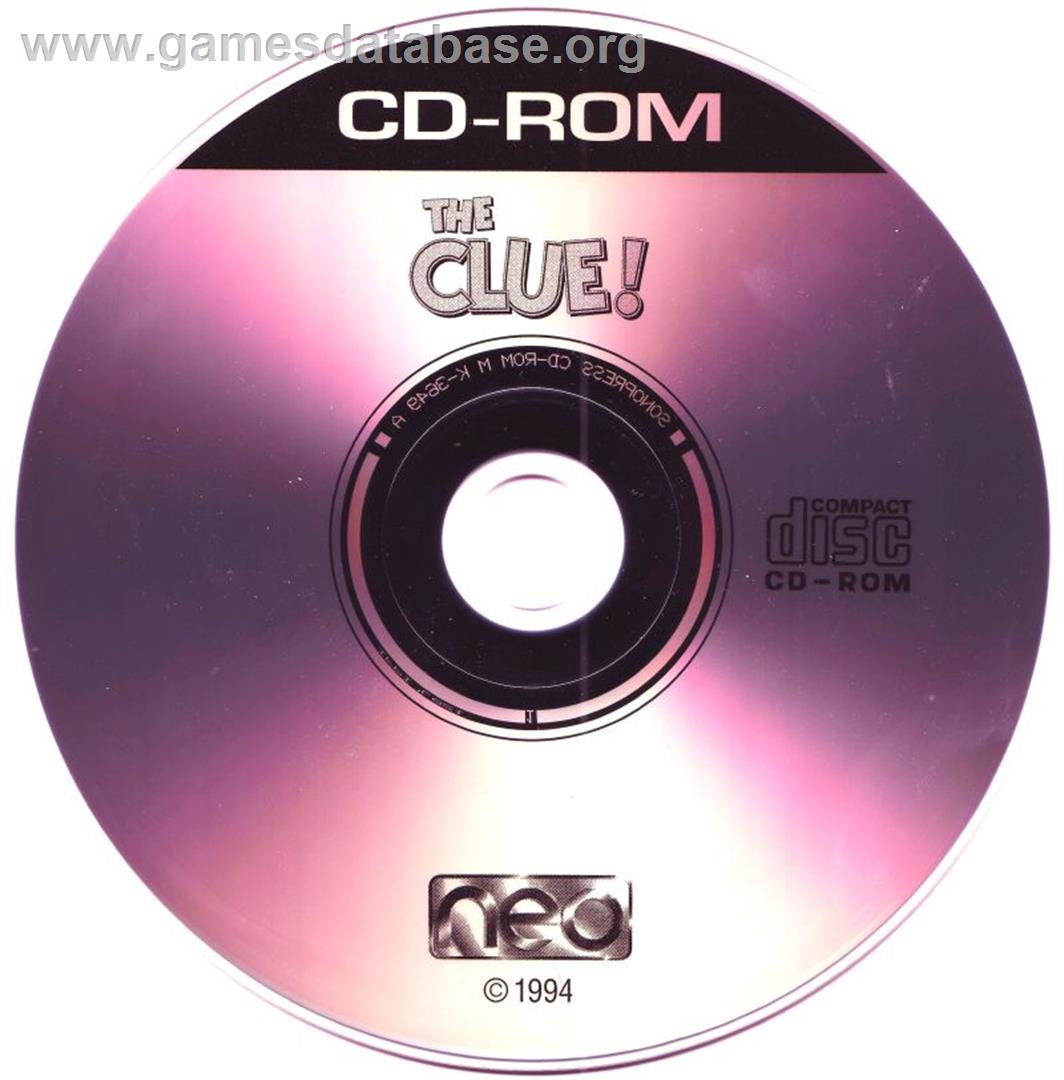The Clue - Microsoft DOS - Artwork - Disc