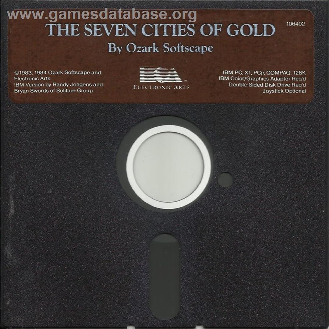 The Seven Cities of Gold - Microsoft DOS - Artwork - Disc