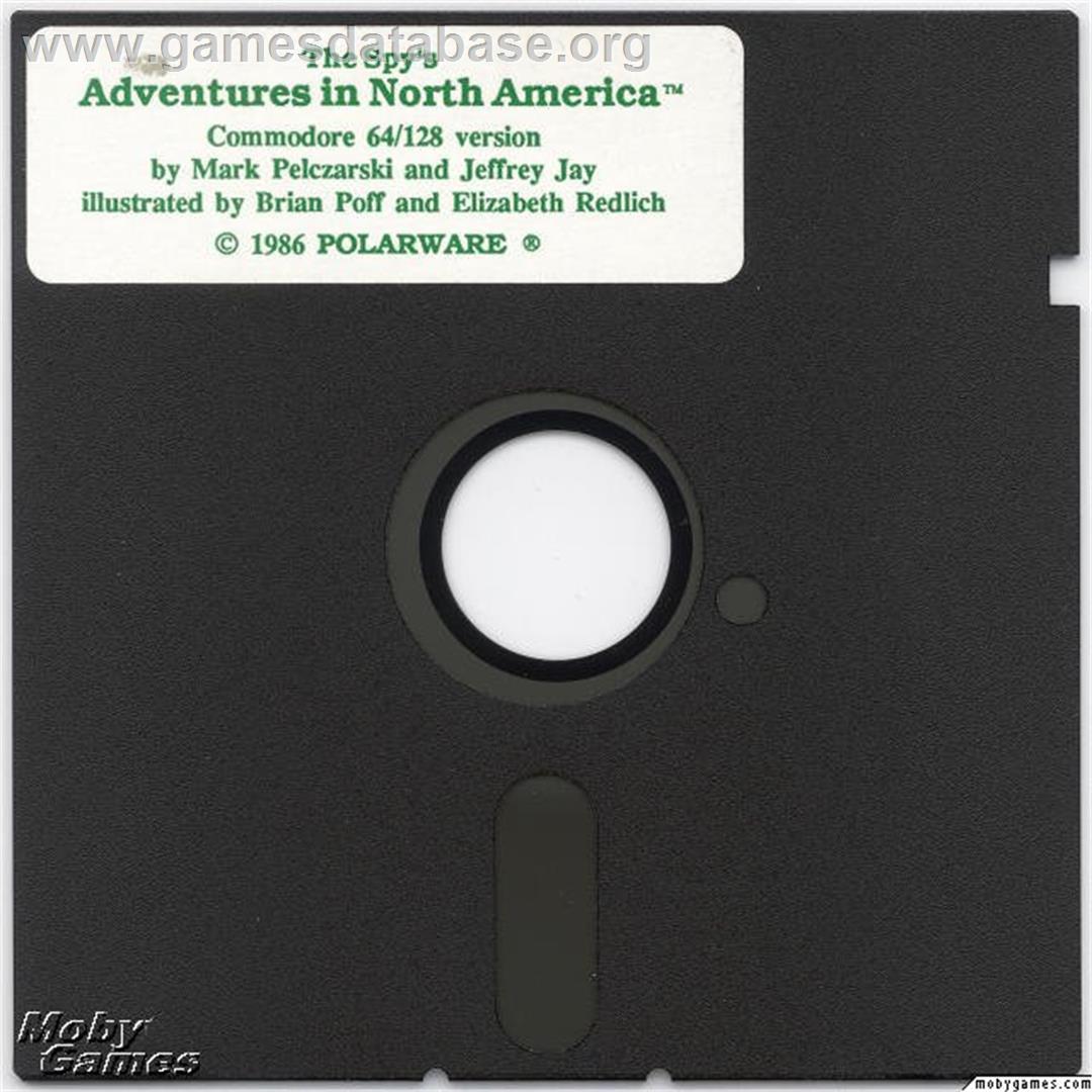 The Spy's Adventures in North America - Microsoft DOS - Artwork - Disc