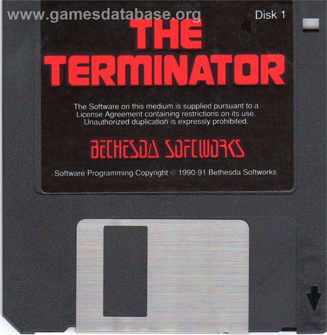 The Terminator - Microsoft DOS - Artwork - Disc