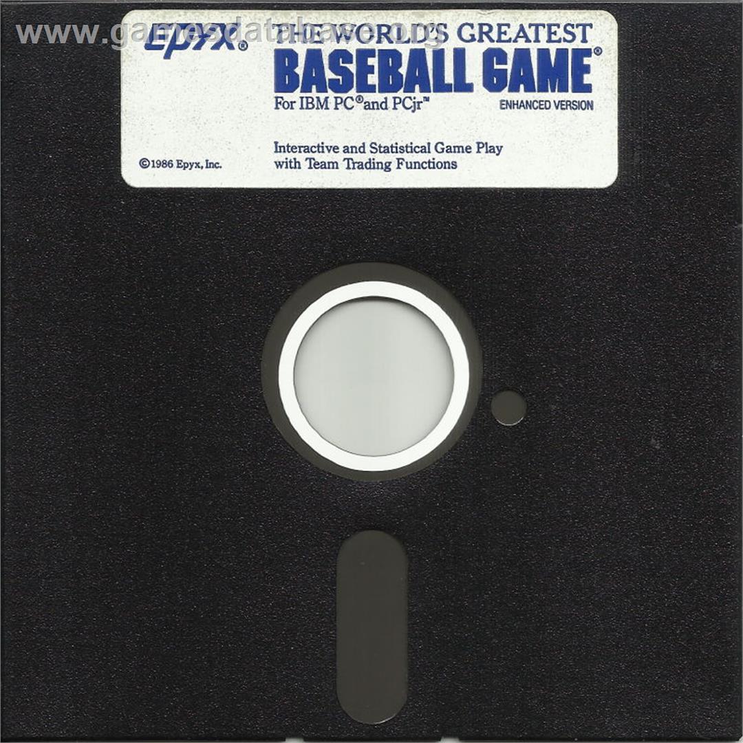 The World's Greatest Baseball Game - Microsoft DOS - Artwork - Disc
