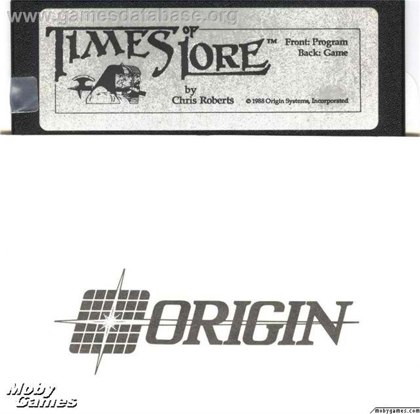 Times of Lore - Microsoft DOS - Artwork - Disc