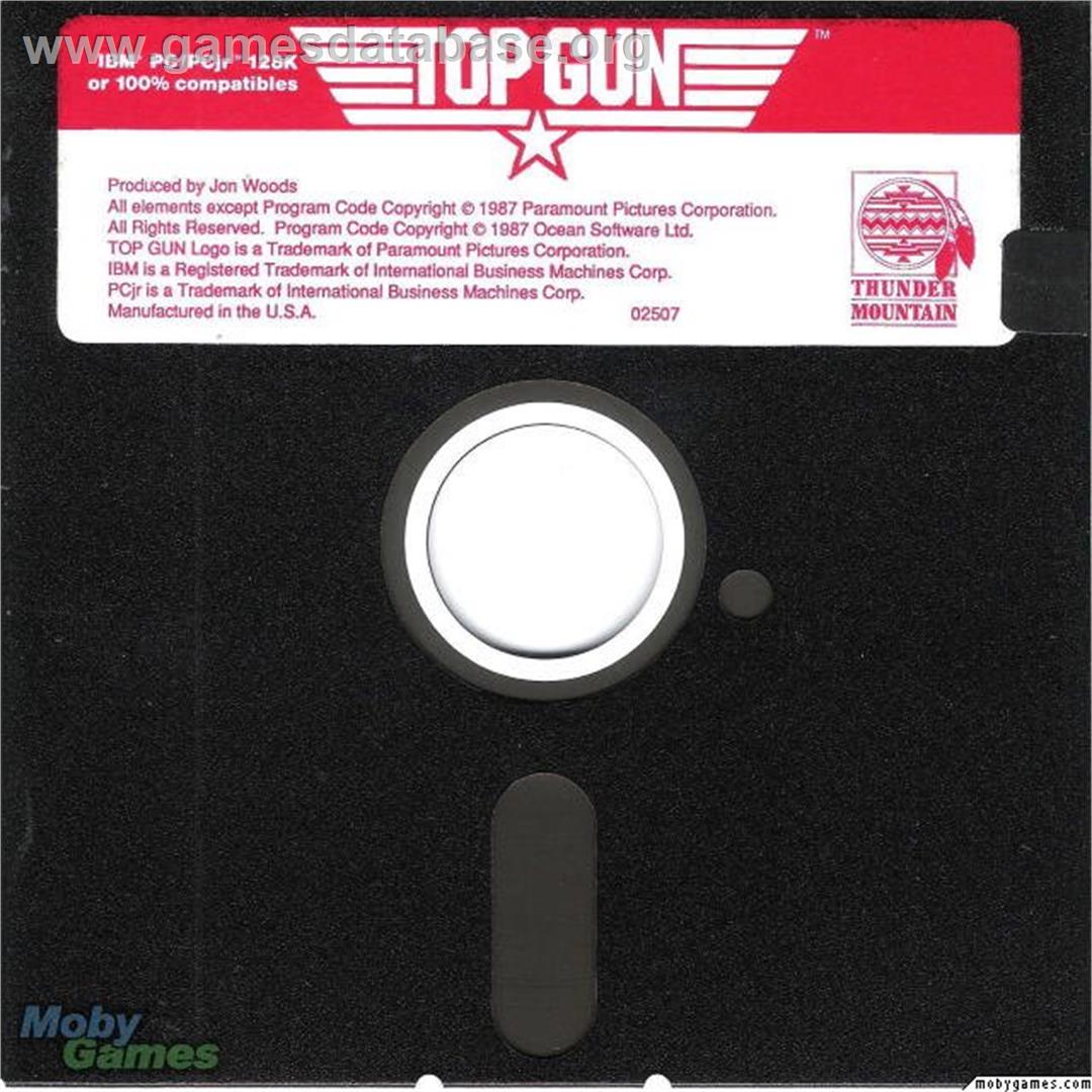 Top Gun - Microsoft DOS - Artwork - Disc