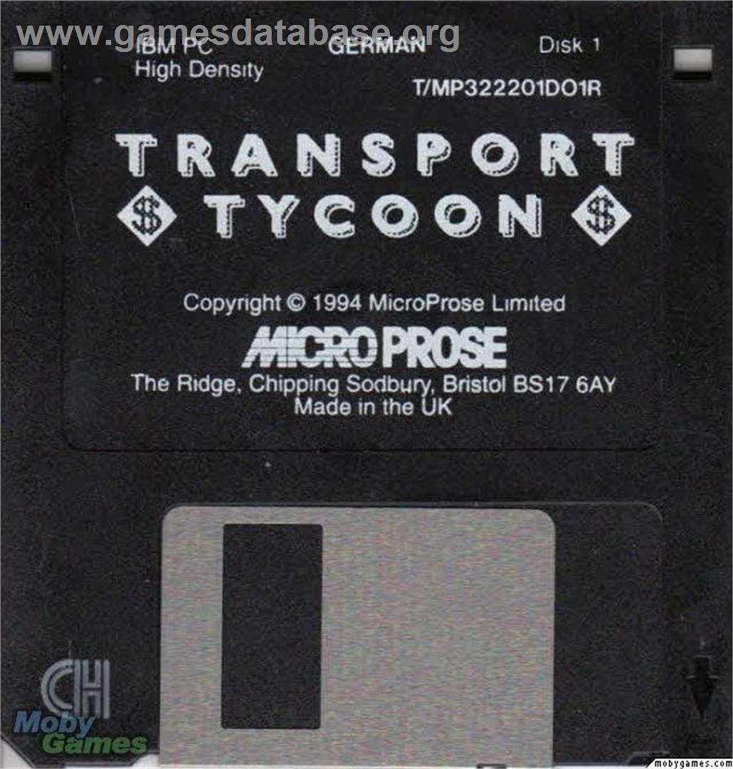 Transport Tycoon - Microsoft DOS - Artwork - Disc