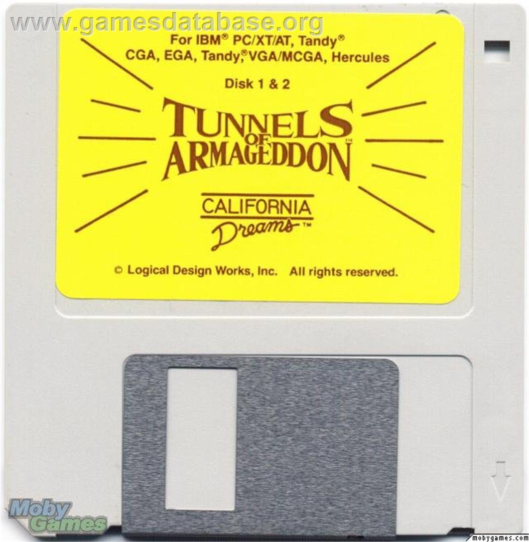 Tunnels of Armageddon - Microsoft DOS - Artwork - Disc
