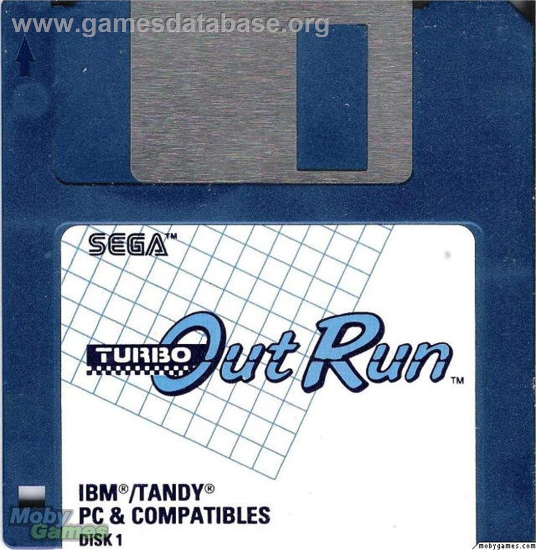 Turbo Out Run - Microsoft DOS - Artwork - Disc
