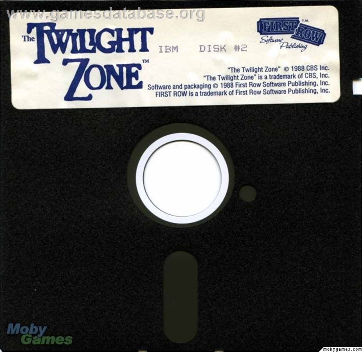 Twilight Zone - Microsoft DOS - Artwork - Disc