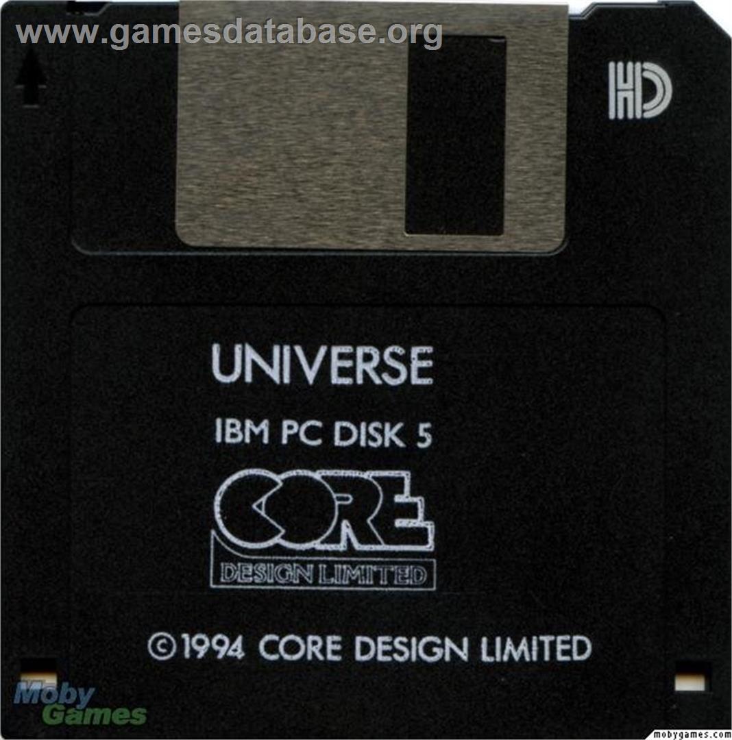 Universe - Microsoft DOS - Artwork - Disc