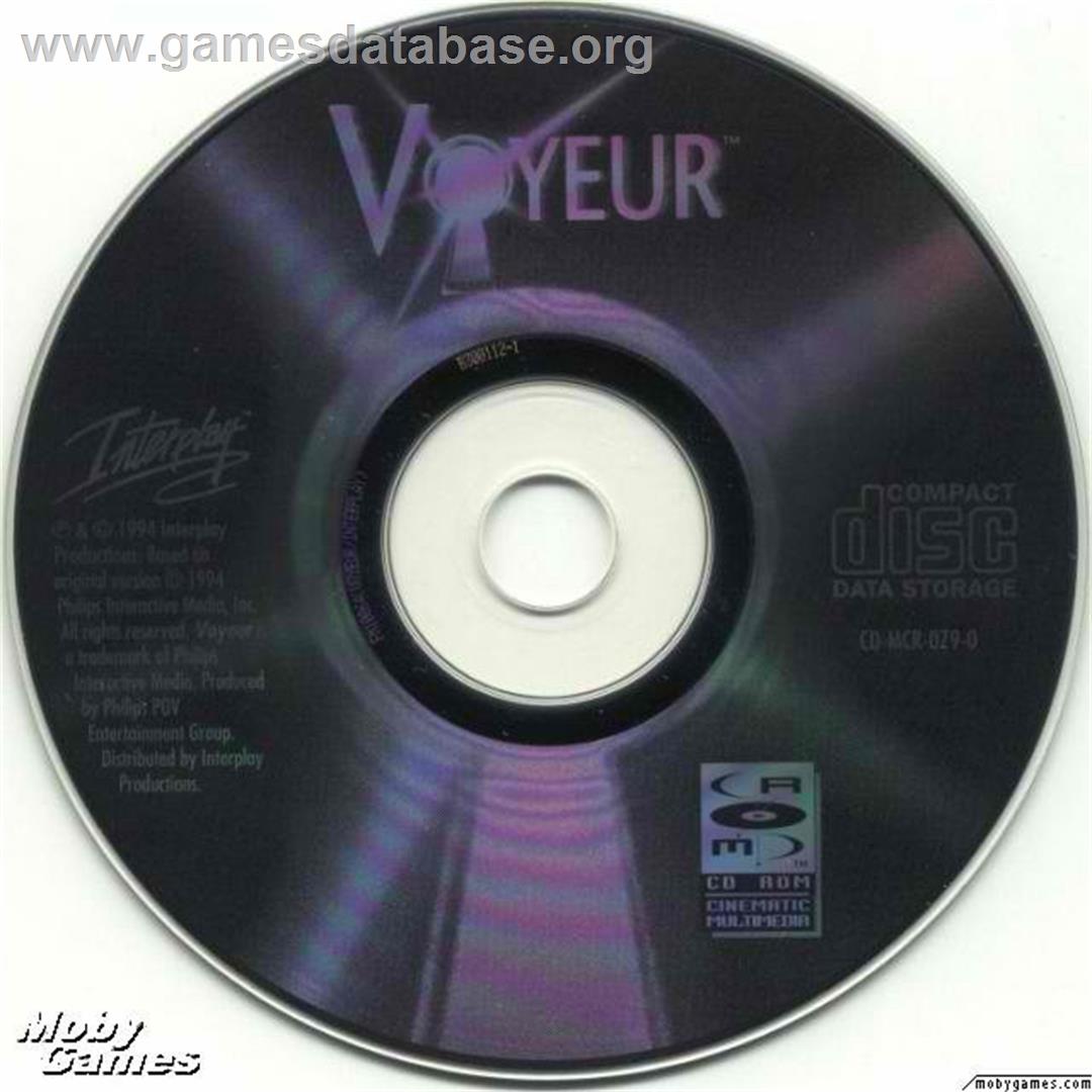 Voyeur - Microsoft DOS - Artwork - Disc