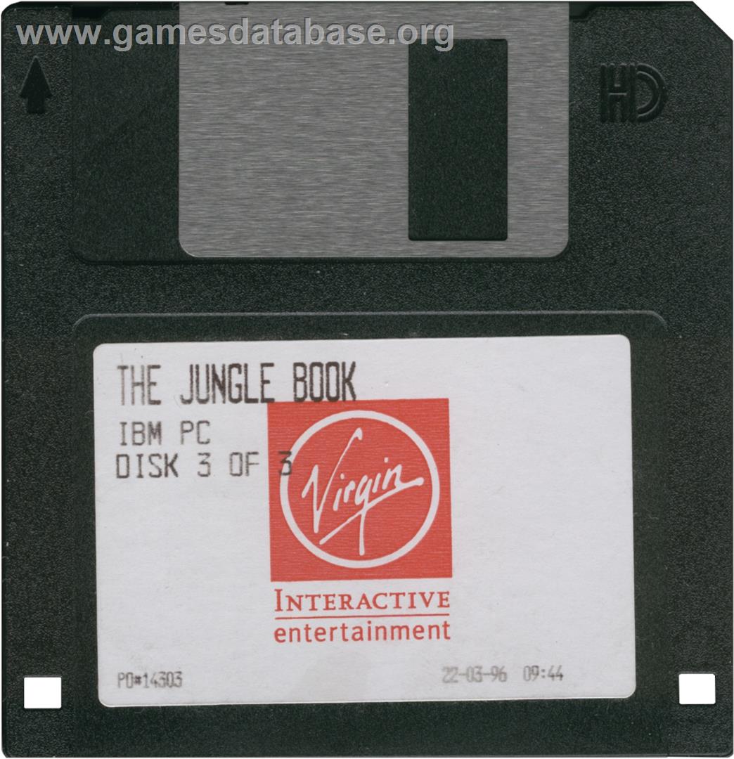 Walt Disney's The Jungle Book - Microsoft DOS - Artwork - Disc