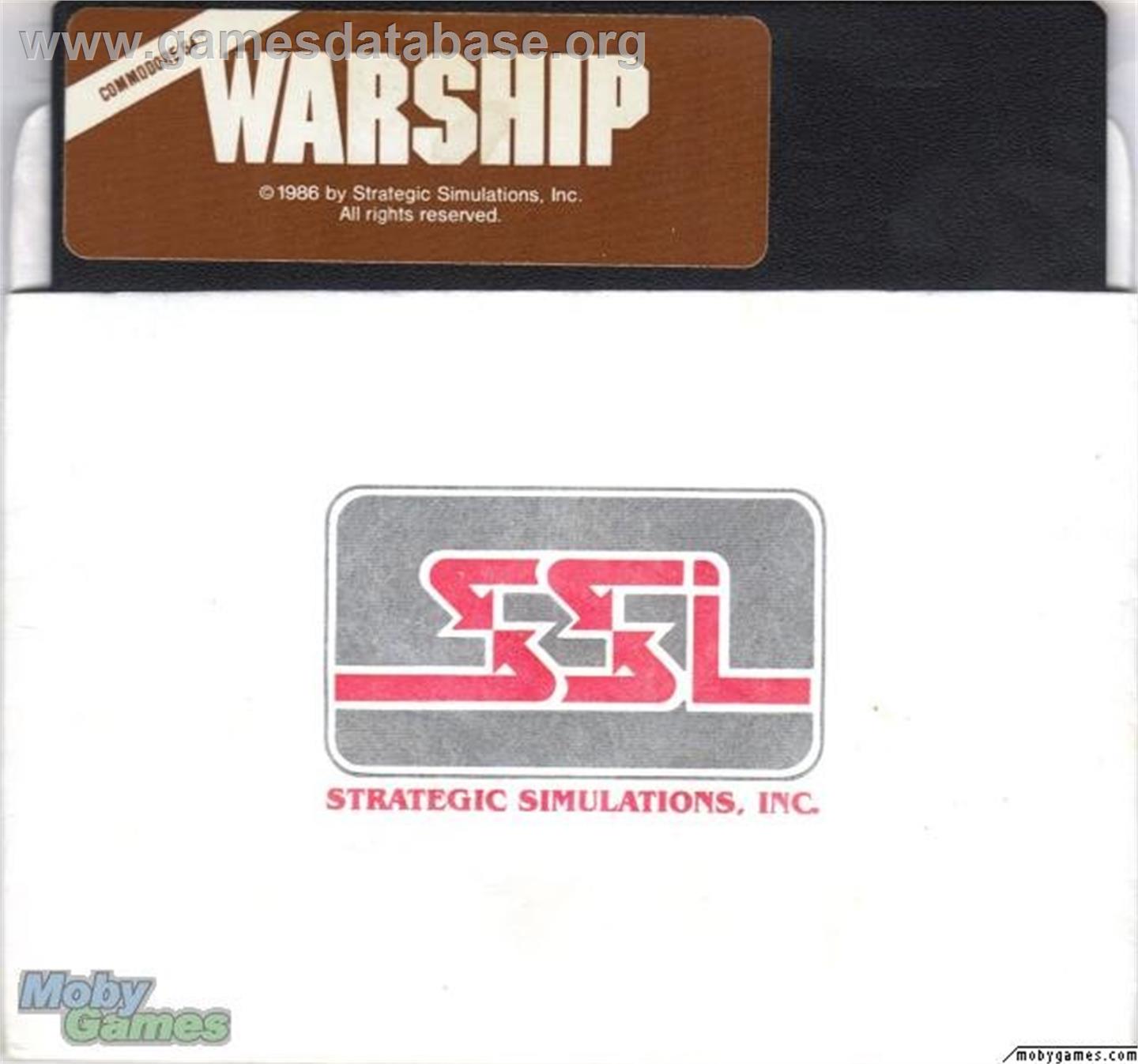 Warship - Microsoft DOS - Artwork - Disc