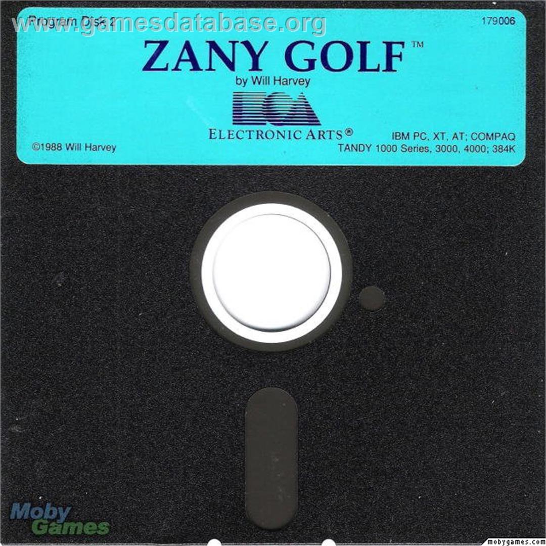 Will Harvey's Zany Golf - Microsoft DOS - Artwork - Disc