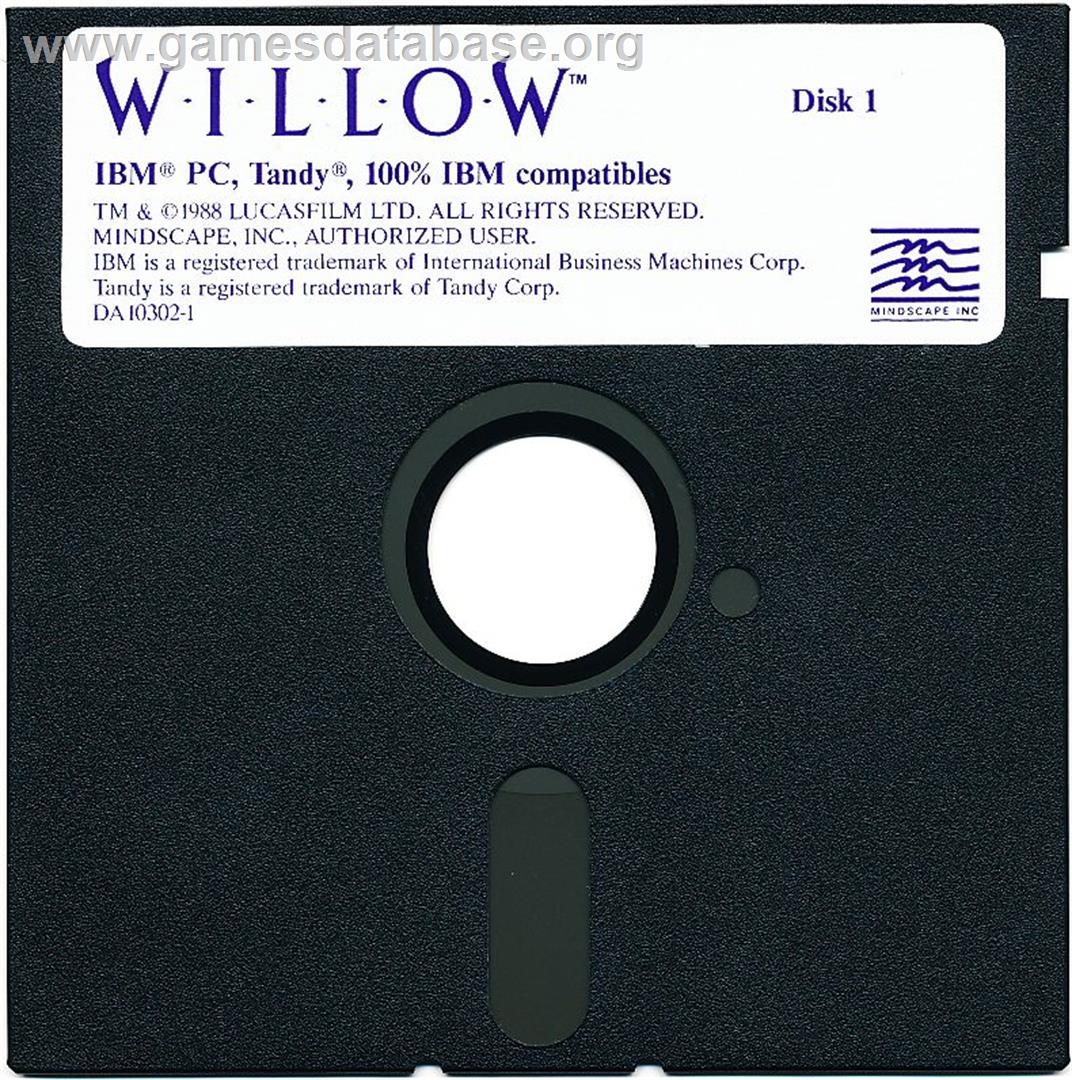 Willow - Microsoft DOS - Artwork - Disc