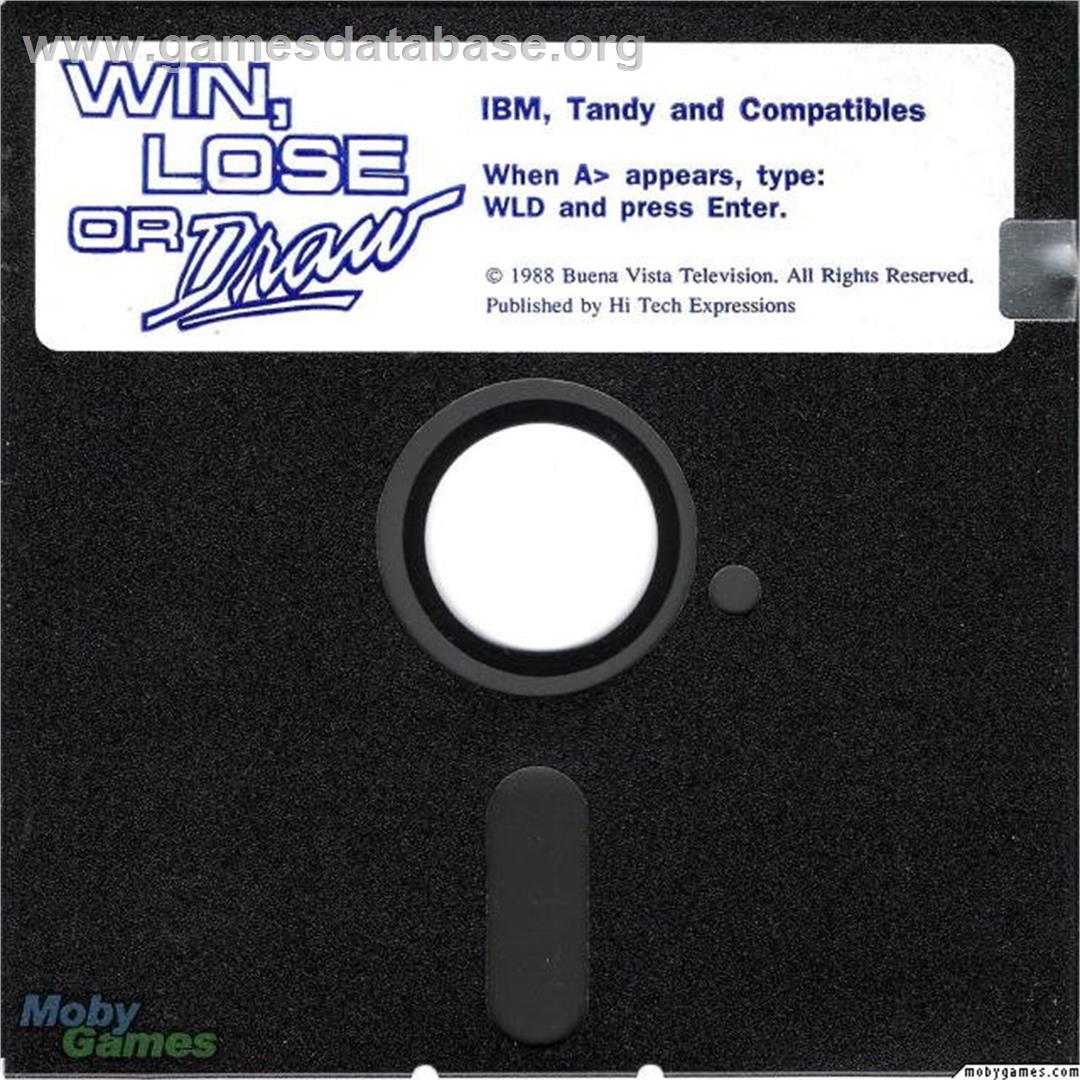 Win, Lose, or Draw - Microsoft DOS - Artwork - Disc