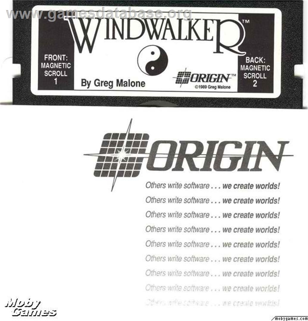 Windwalker - Microsoft DOS - Artwork - Disc