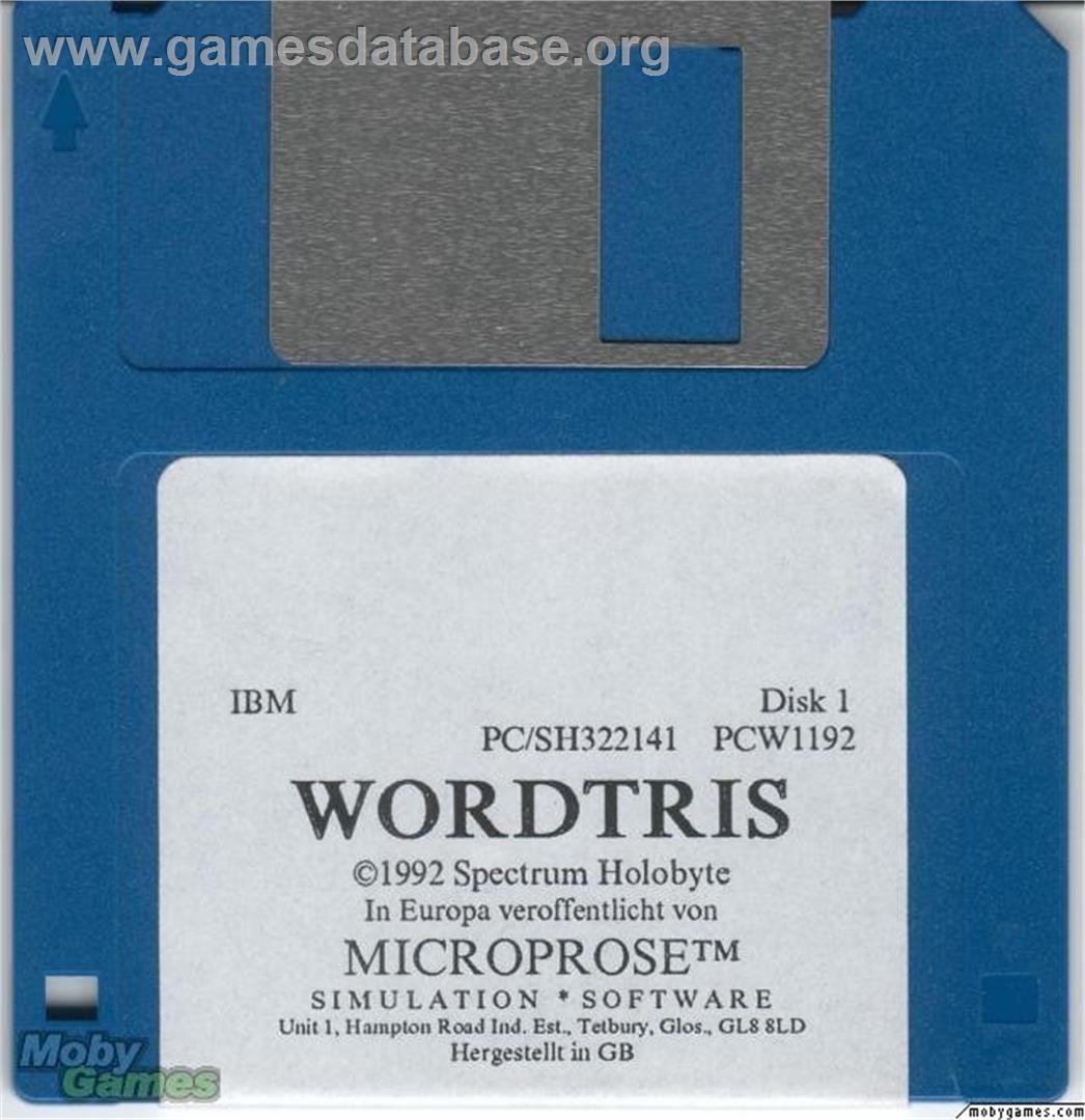 Wordtris - Microsoft DOS - Artwork - Disc