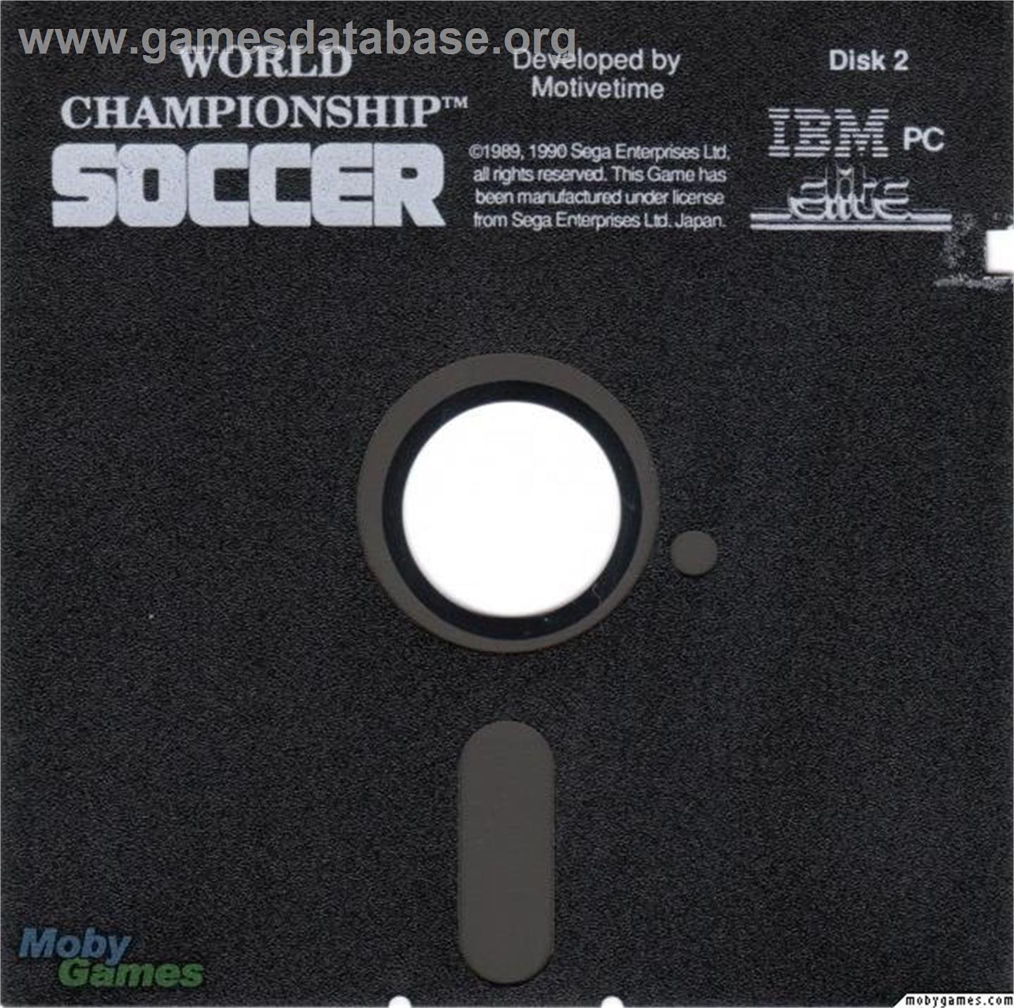 World Championship Soccer - Microsoft DOS - Artwork - Disc