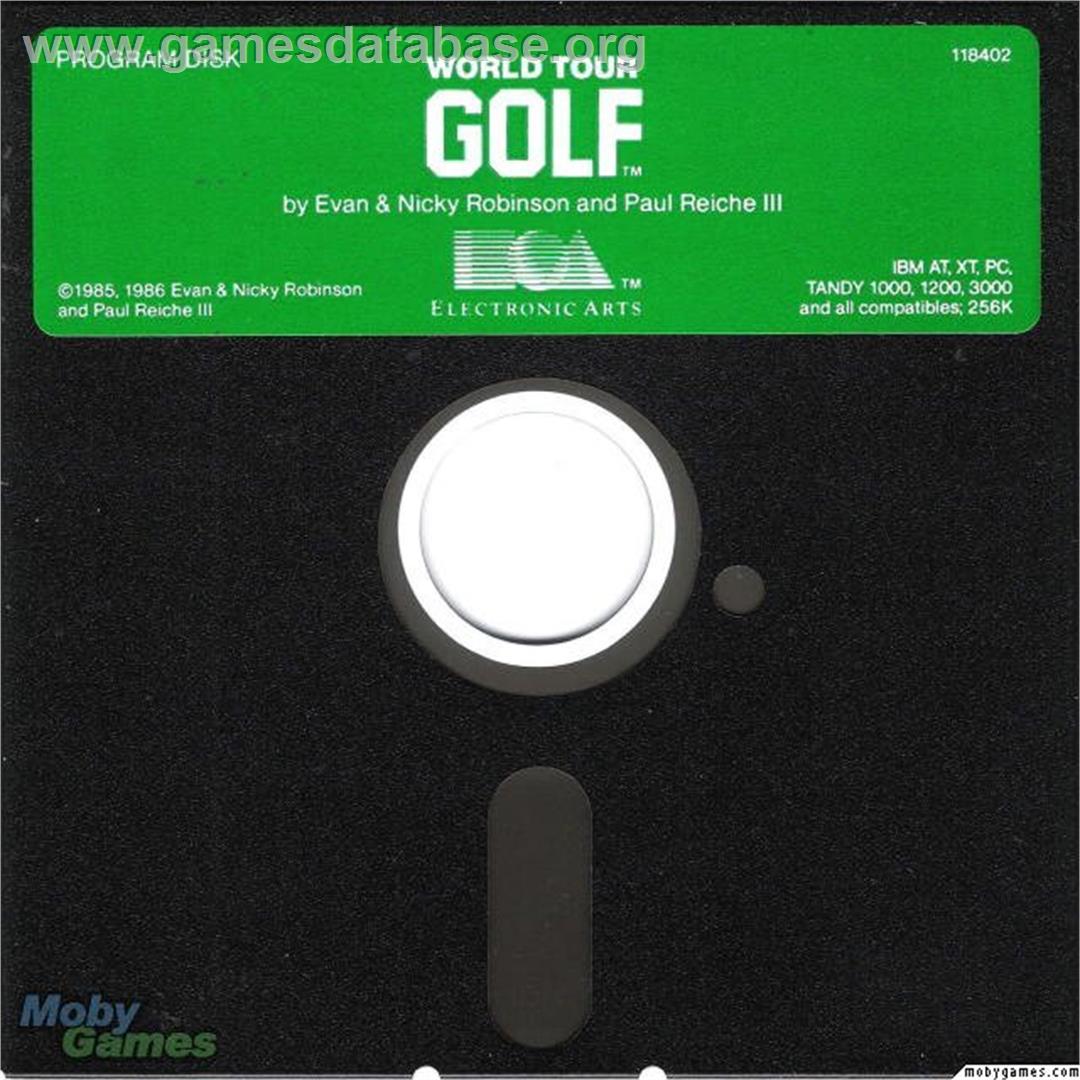 World Tour Golf - Microsoft DOS - Artwork - Disc