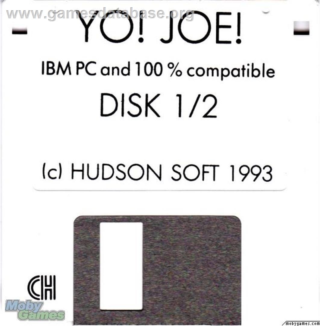 Yo! Joe! Beat the Ghosts - Microsoft DOS - Artwork - Disc