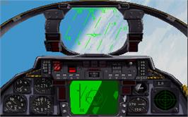 In game image of F-14 Tomcat on the Microsoft DOS.