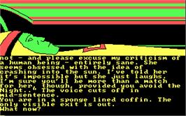 In game image of Silicon Dreams on the Microsoft DOS.