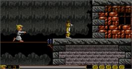 In game image of Sleepwalker on the Microsoft DOS.