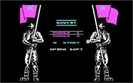 In game image of Soviet on the Microsoft DOS.