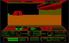 In game image of Space Station Oblivion on the Microsoft DOS.